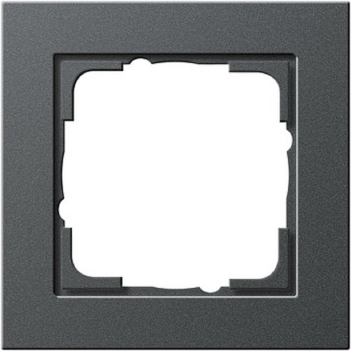 Рамка универсальная Gira E2 1-м. антрацит фото Рамка универсальная Gira E2 1-м. антрацит картинка